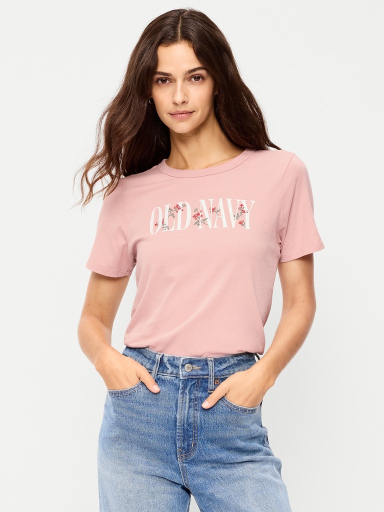 EveryWear Crew-Neck Logo-Graphic T-Shirt
