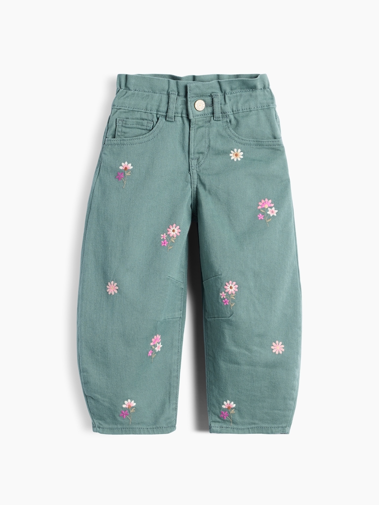 Baby & Toddler Embroidered Horseshoe Jeans