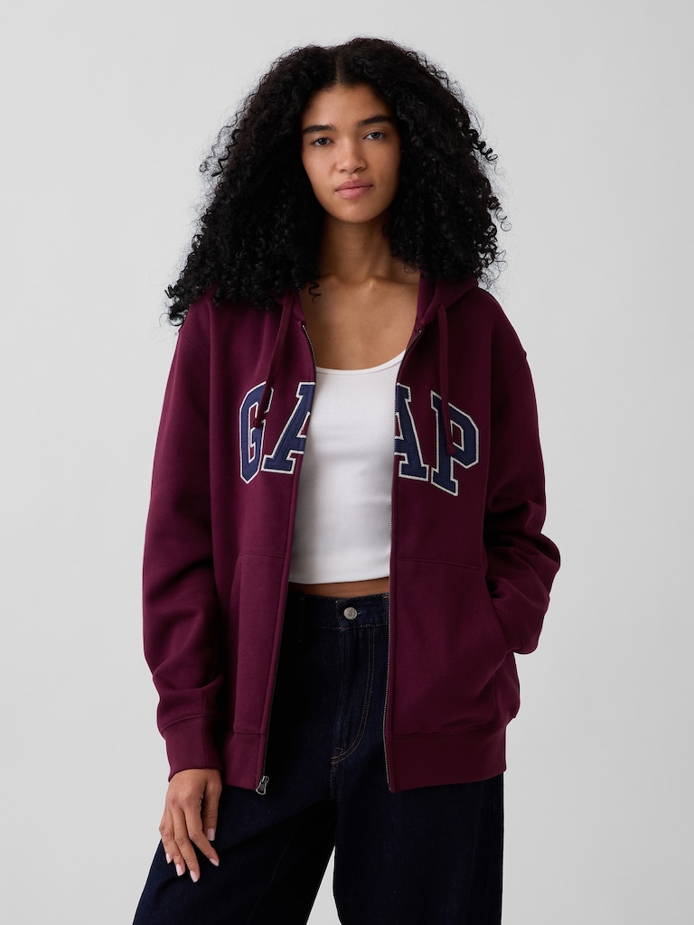 Adult VintageSoft Arch Logo Zip Hoodie