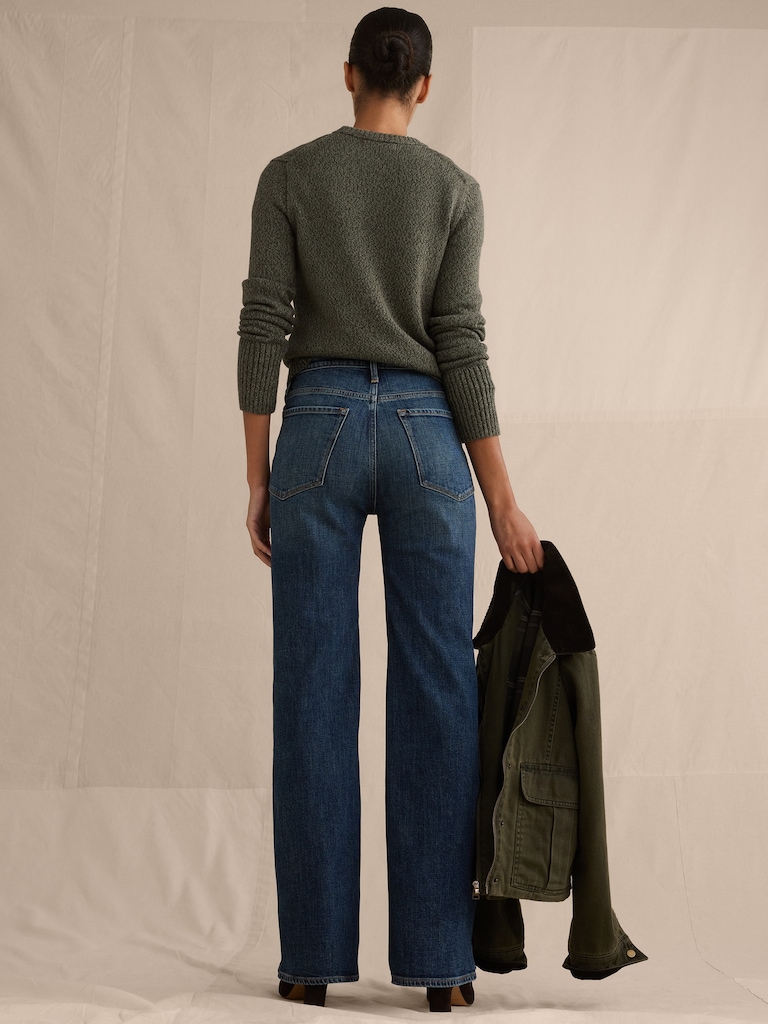 Ultra High-Rise Flare Jean