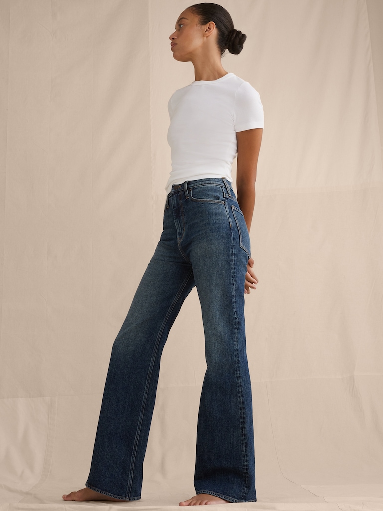 Ultra High-Rise Flare Jean