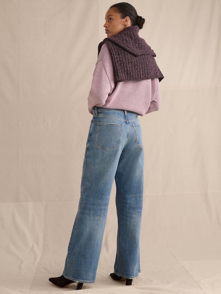High-Rise Relaxed Wide-Leg Jean