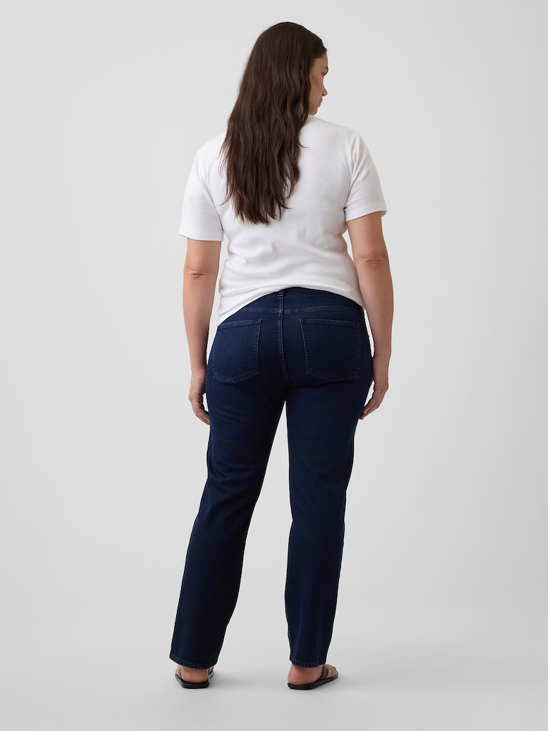 Mid Rise '90s Slim Straight Jeans