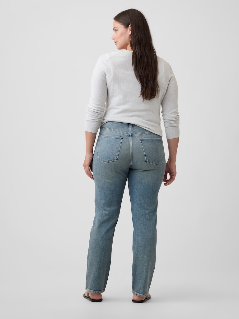 High Rise '90s Slim Straight Jeans