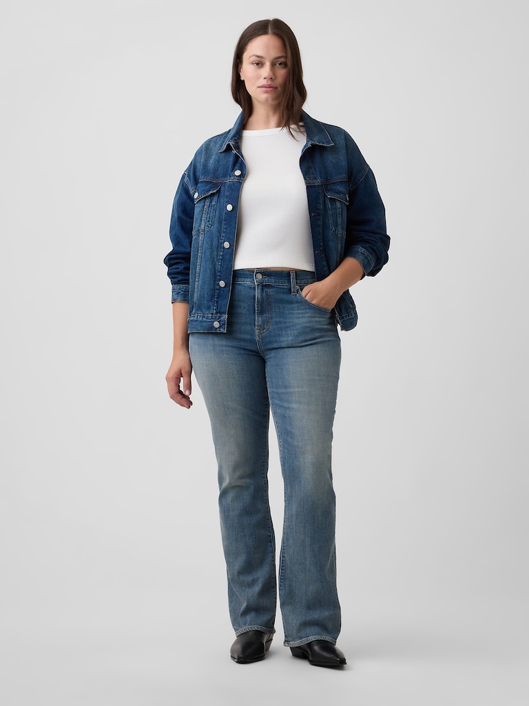 Mid Rise Boot Jeans