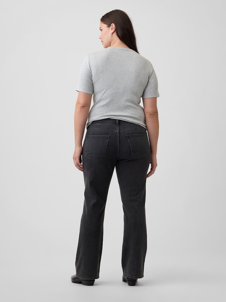 Mid Rise Boot Jeans