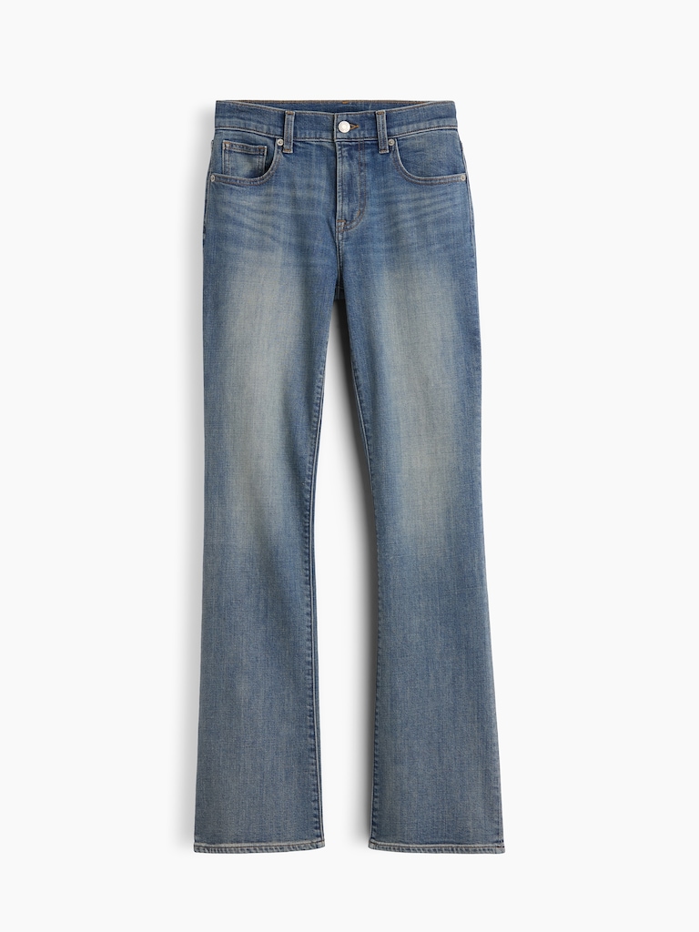 Mid Rise Boot Jeans