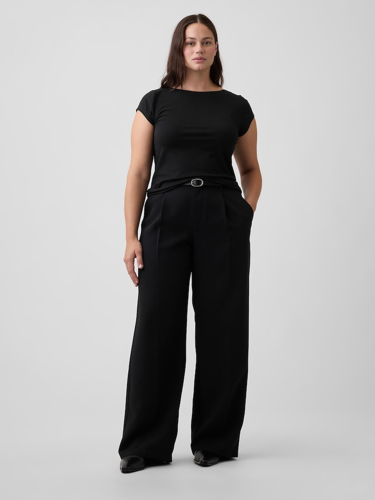 100% Recycled Easy Crepe Trousers