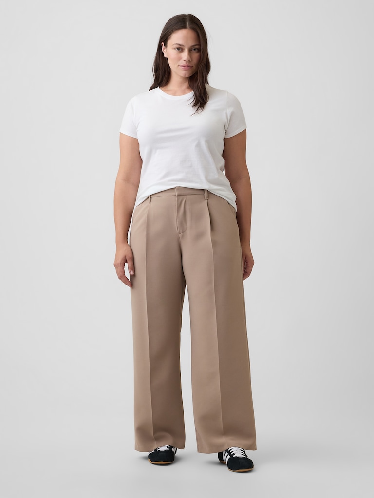 100% Recycled Easy Crepe Trousers