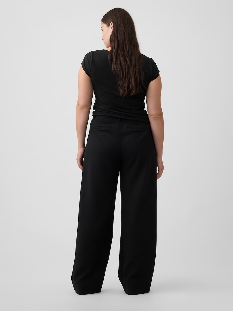 100% Recycled Easy Crepe Trousers