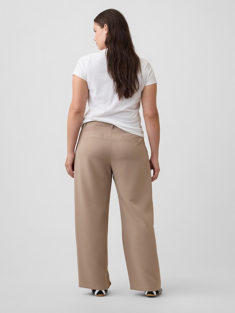 100% Recycled Easy Crepe Trousers