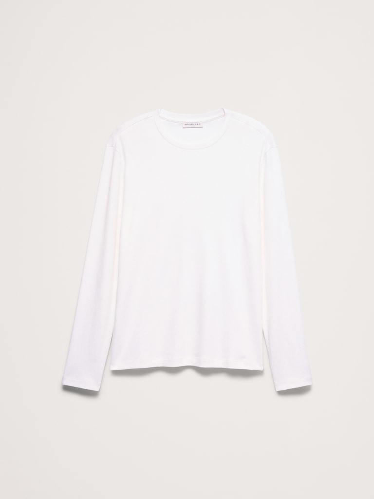 Luxury-Touch Long-Sleeve T-Shirt