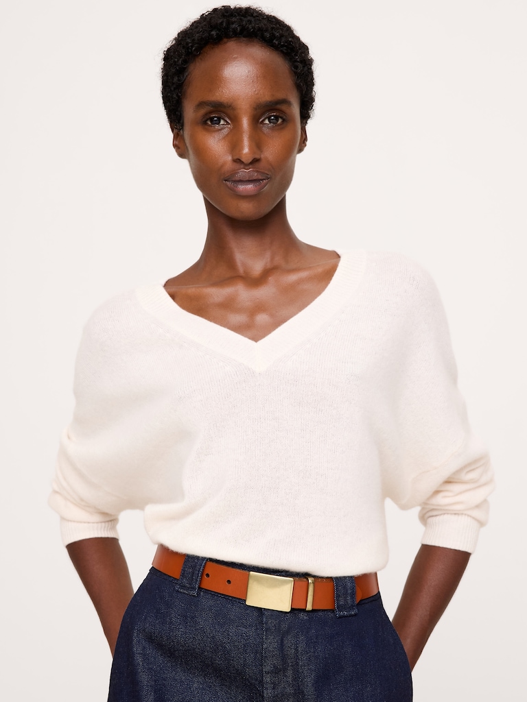 Leather Solid-Buckle Belt