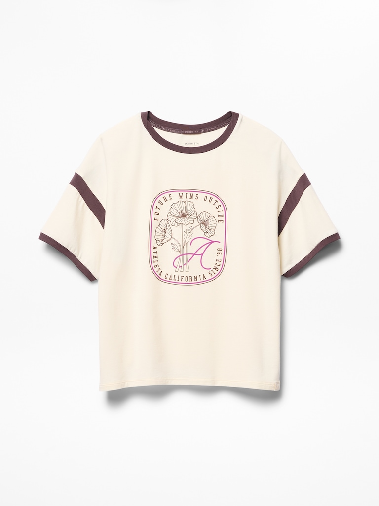Athleta Girl Right Moves Slouchy Tee