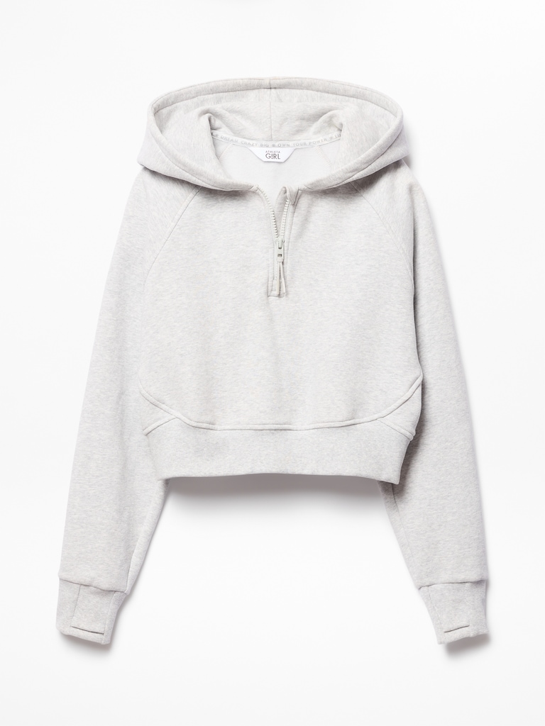 Athleta Girl All Day Half Zip Hoodie