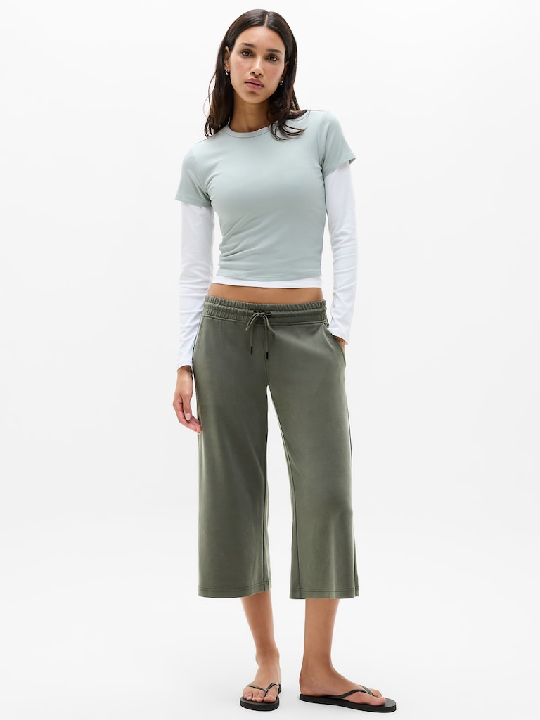 Seasoft Wide Crop Pant