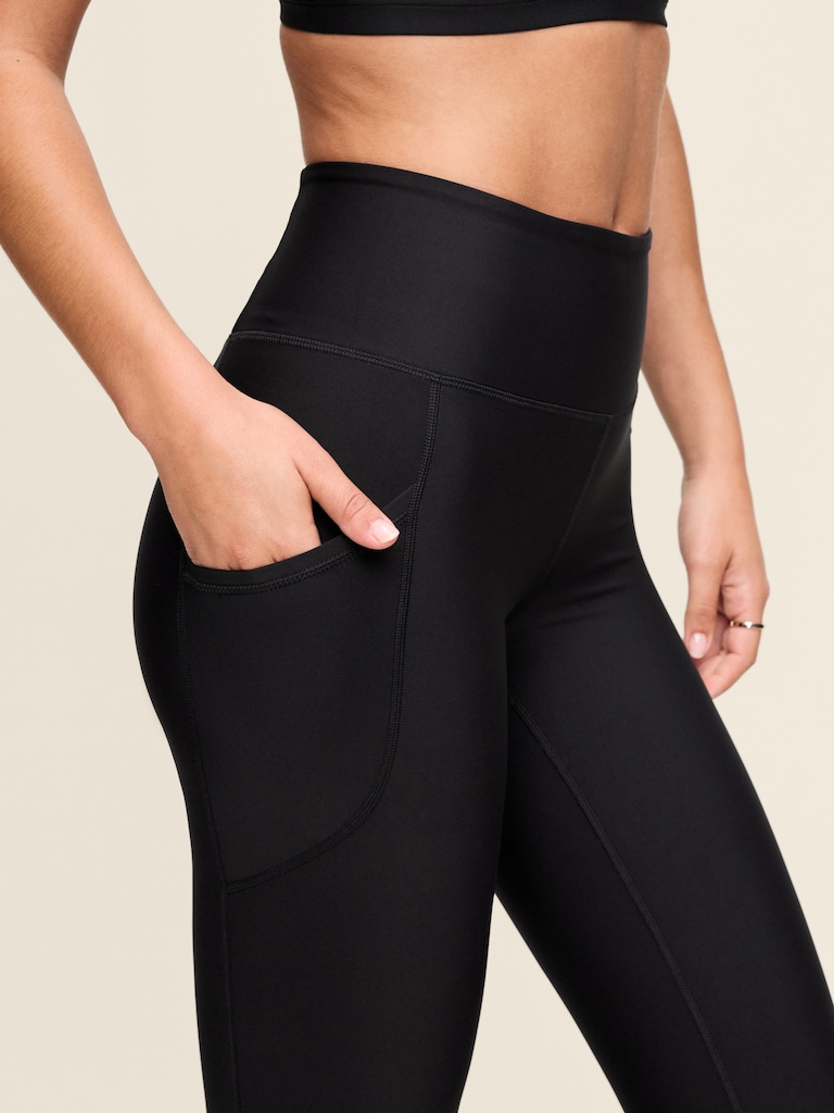 High-Waisted PowerSoft Full-Length Pocket Leggings