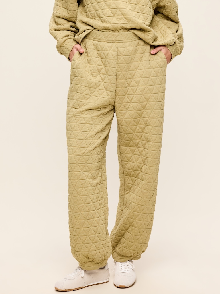 Quilted Bounce Fleece Sweatpant