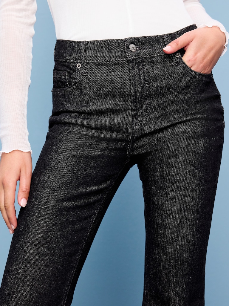 High-Waisted Flare Jeans
