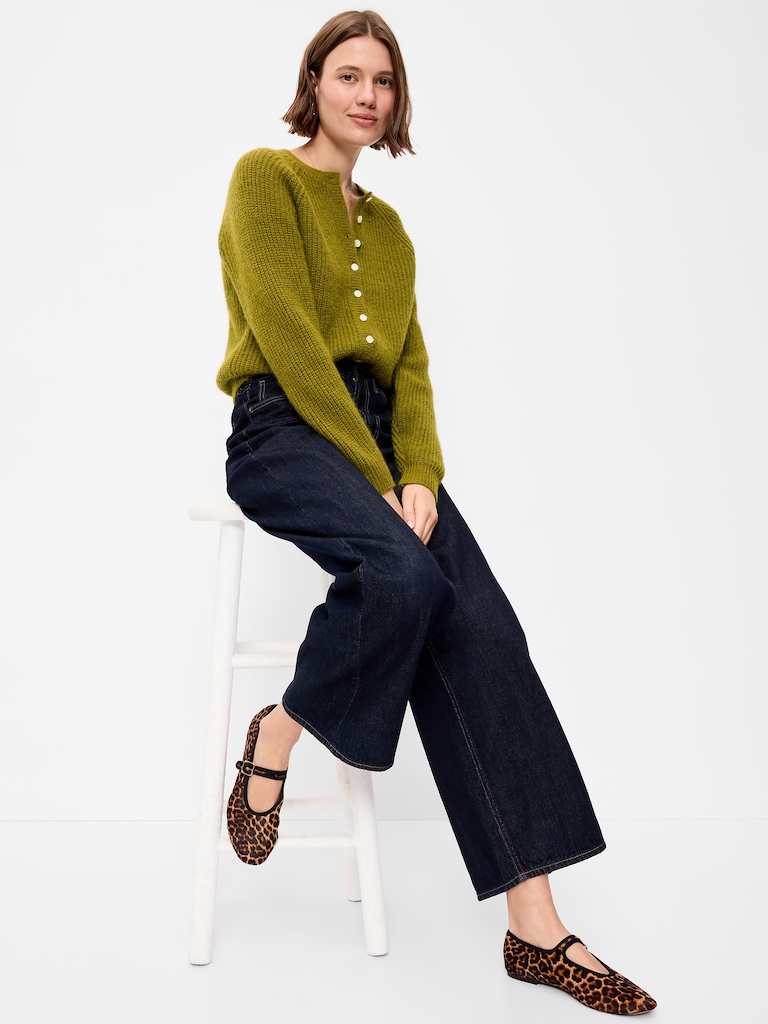 Cozy Crew-Neck Cardigan