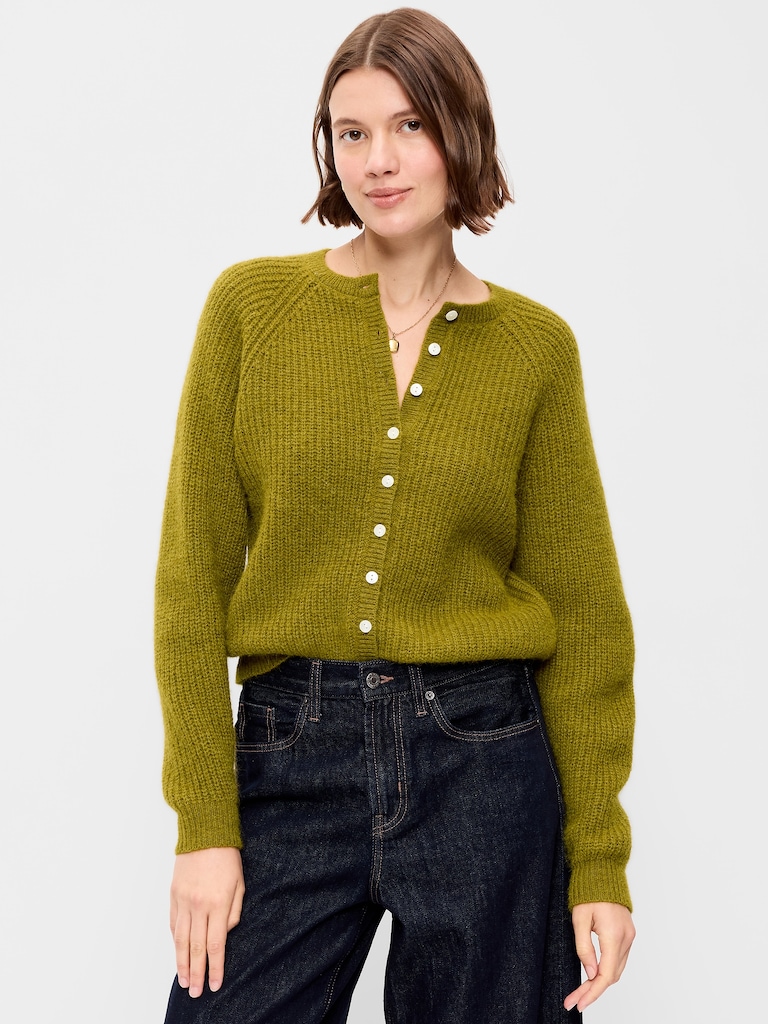 Cozy Crew-Neck Cardigan