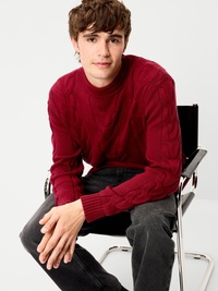 Loose Cable-Knit Sweater