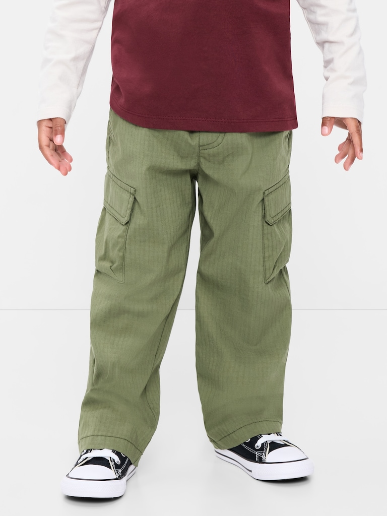 Baggy Cargo Ripstop Pants for Toddler Boys