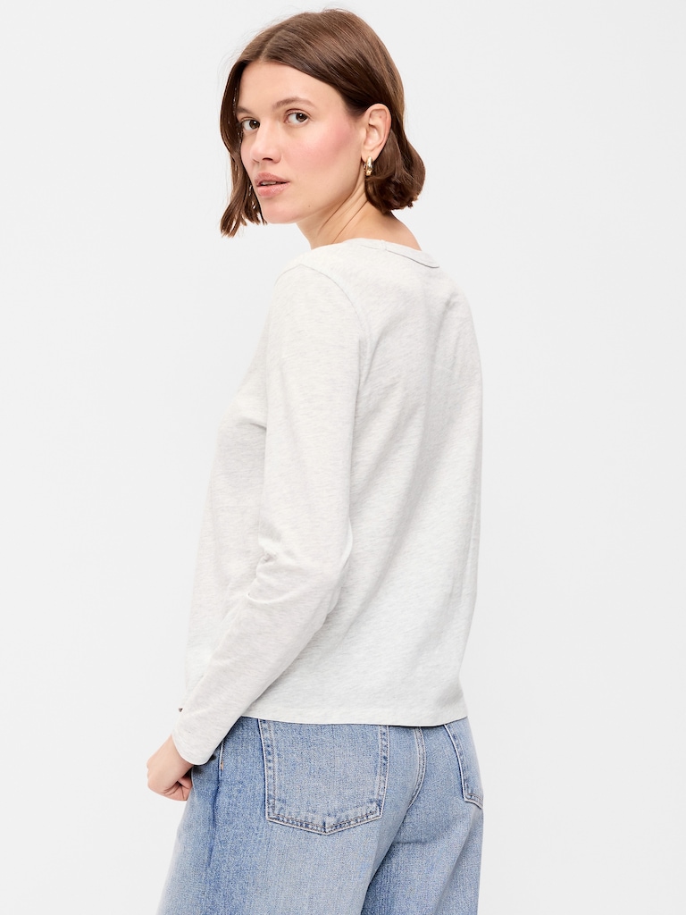 EveryWear Long-Sleeve Crew-Neck T-Shirt