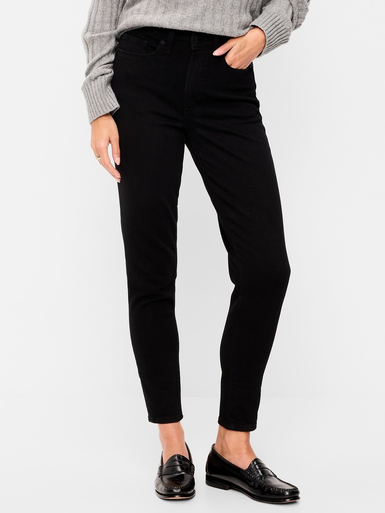 High-Waisted OG Straight Ankle Jeans