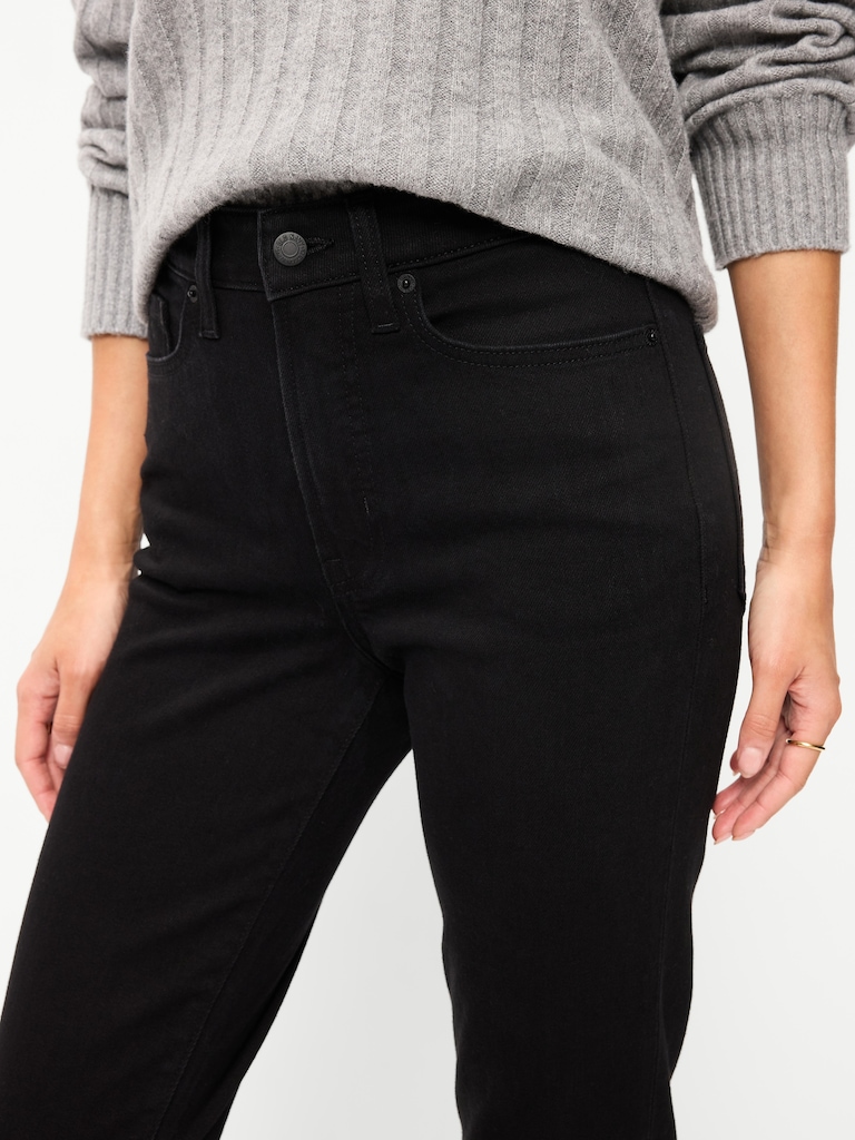 High-Waisted OG Straight Ankle Jeans