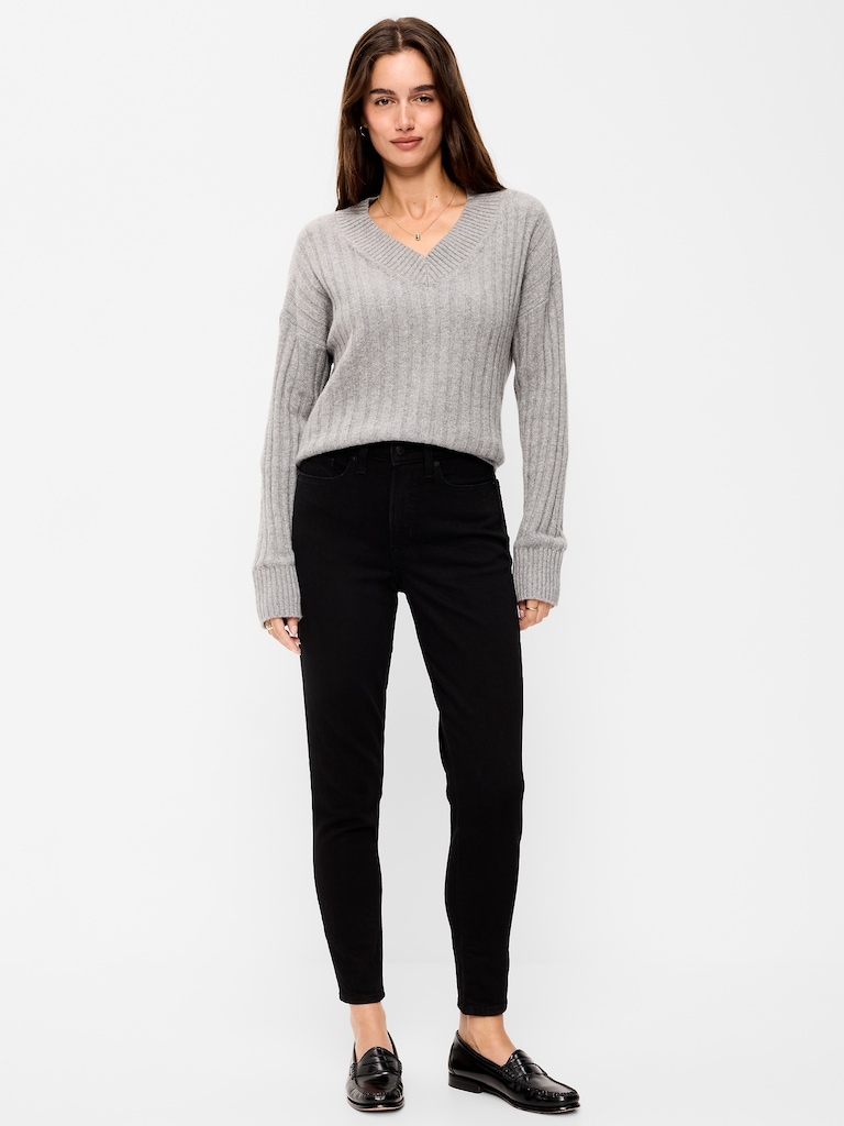 High-Waisted OG Straight Ankle Jeans