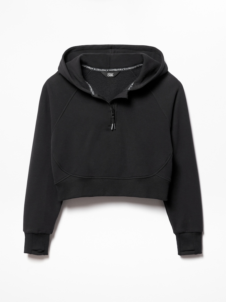 Athleta Girl All Day Half Zip Hoodie
