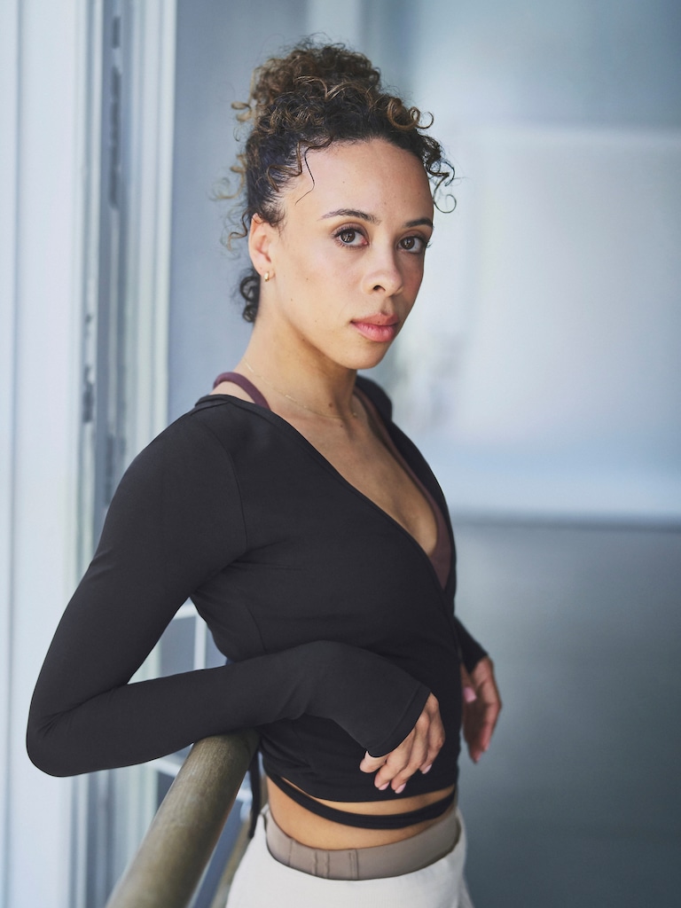 Transcend Wrap Crop Top