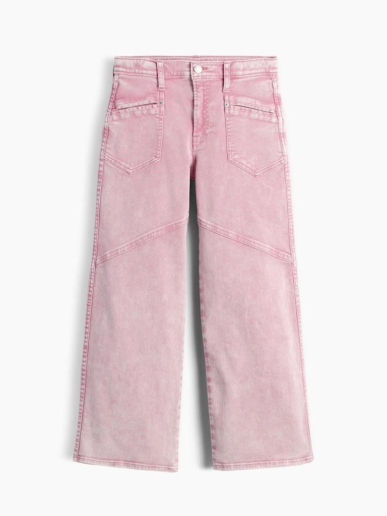 Kids Low Rise Stride Wide-Leg Jeans