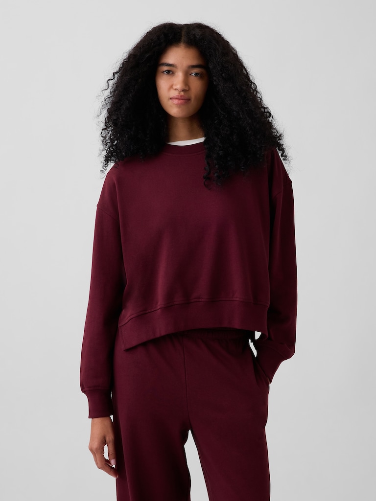 VintageSoft Terry Oversized Wedge Sweatshirt