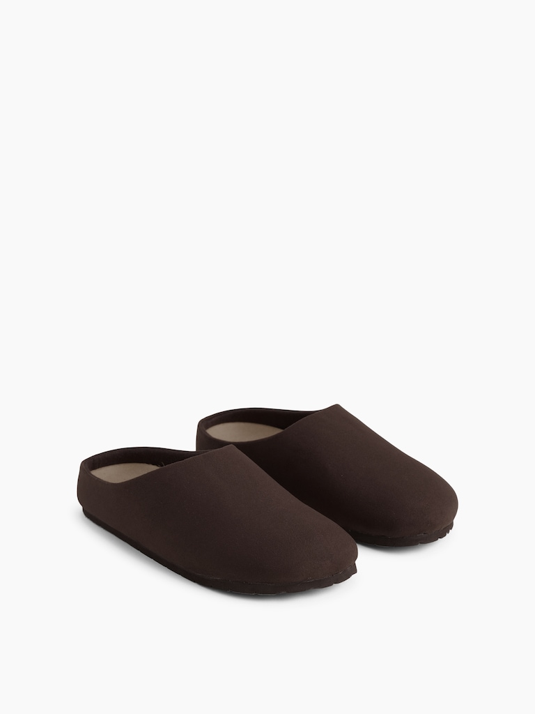 Kids Vegan Suede Clogs