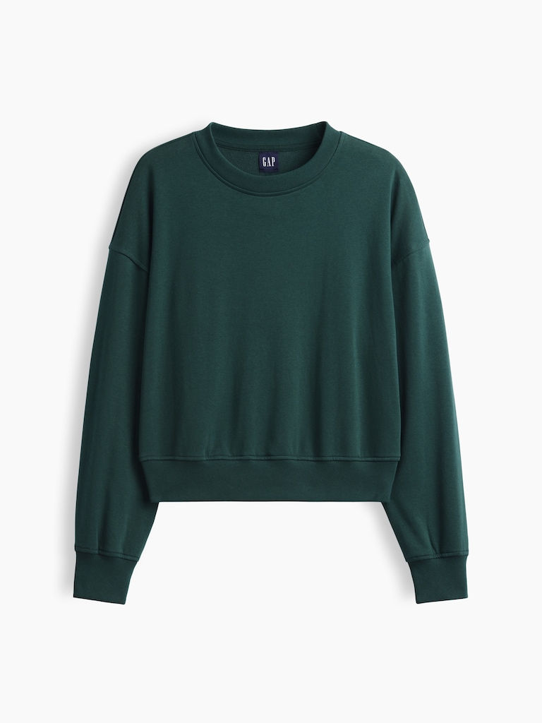 VintageSoft Terry Oversized Wedge Sweatshirt
