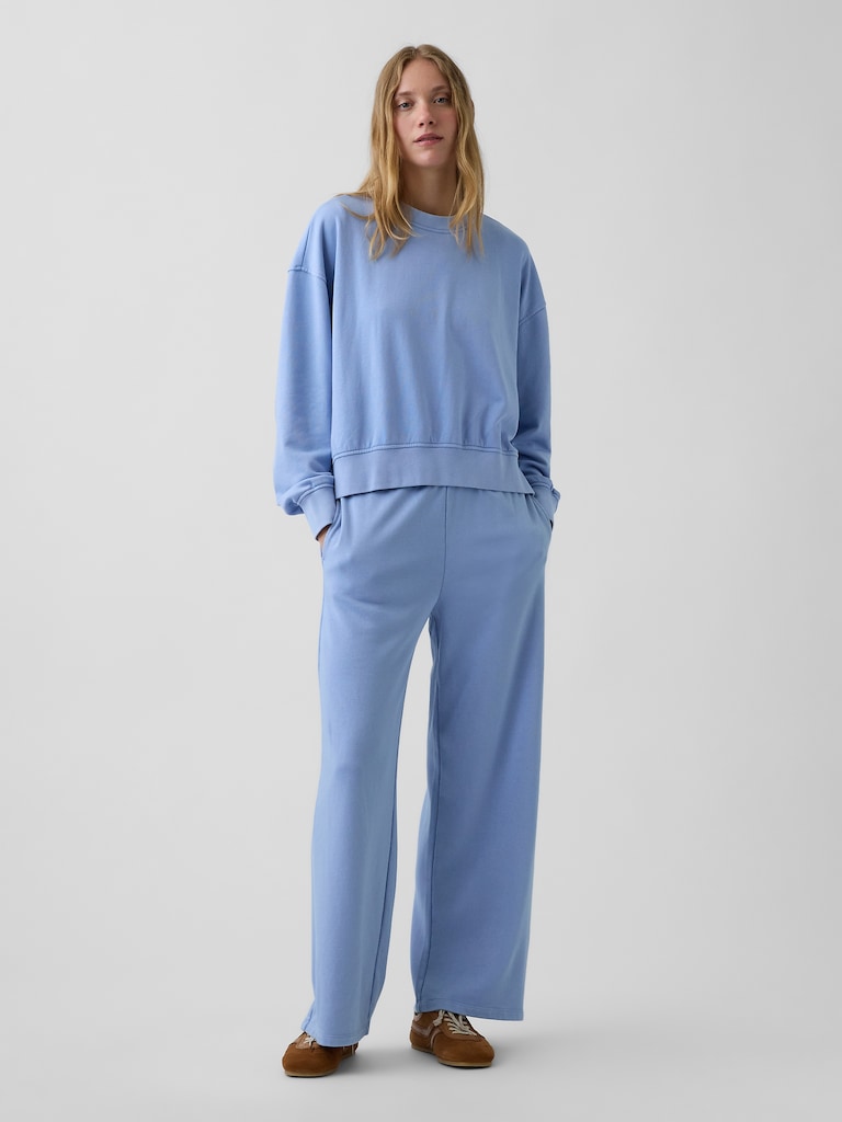 VintageSoft Terry Oversized Wedge Sweatshirt