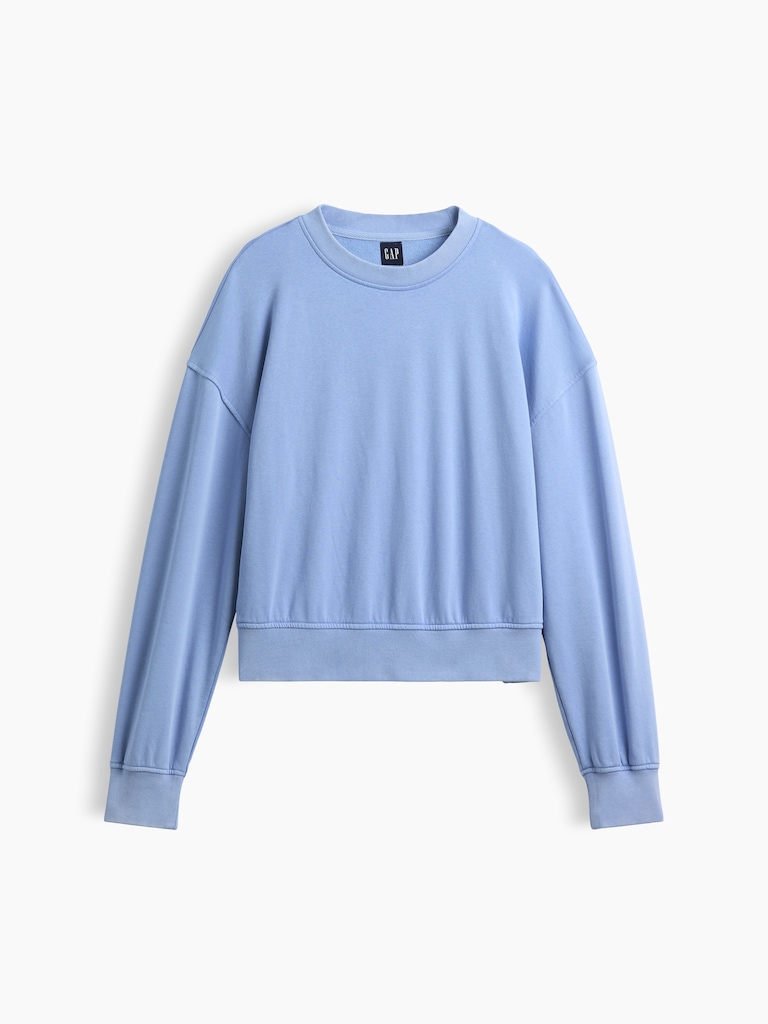 VintageSoft Terry Oversized Wedge Sweatshirt