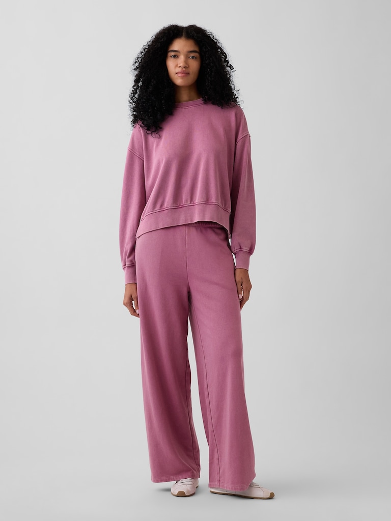 VintageSoft Terry Oversized Wedge Sweatshirt