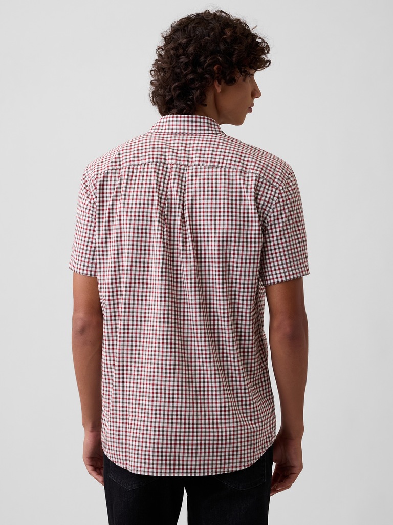 Stretch Poplin Shirt in Standard Fit