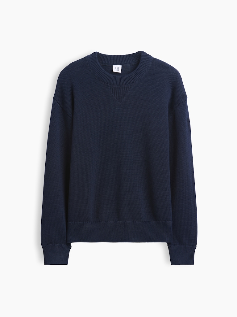 100% Cotton Relaxed Sweater