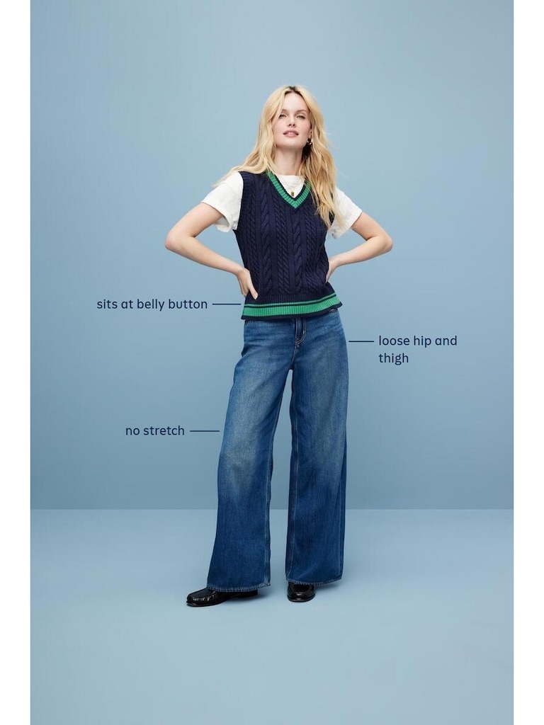 High-Waisted Flare Jeans