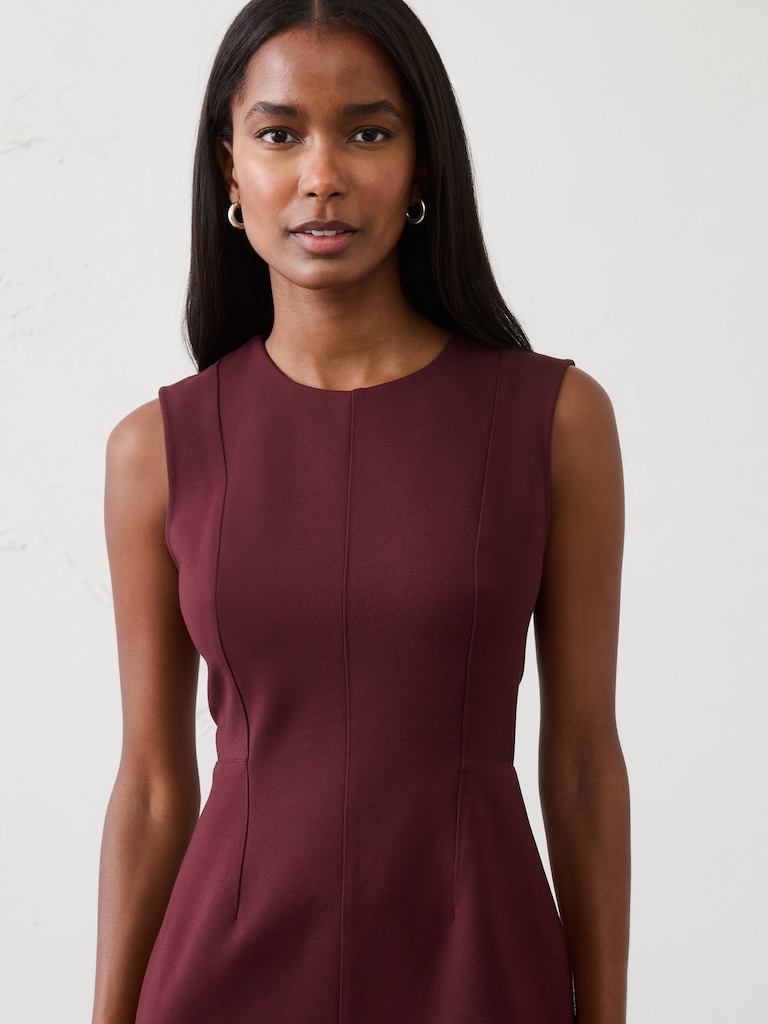 Seamed Mini Dress