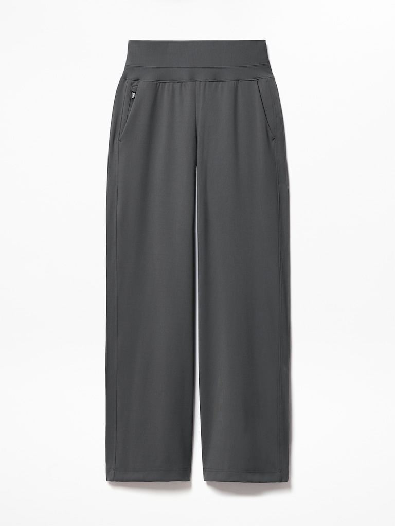 Venice Pintuck High Rise Wide Leg Pant