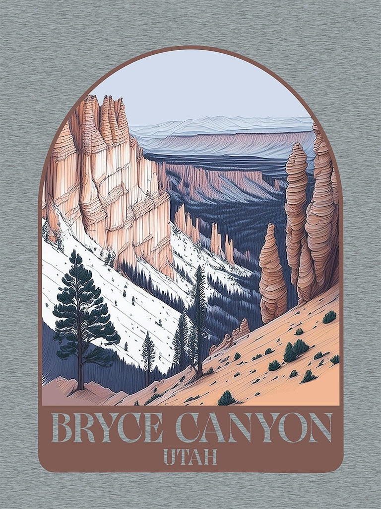 Bryce Canyon National Park Classic Graphic T-Shirt for Kids