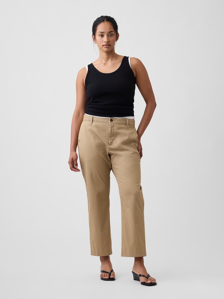 Mid Rise Downtown Khakis