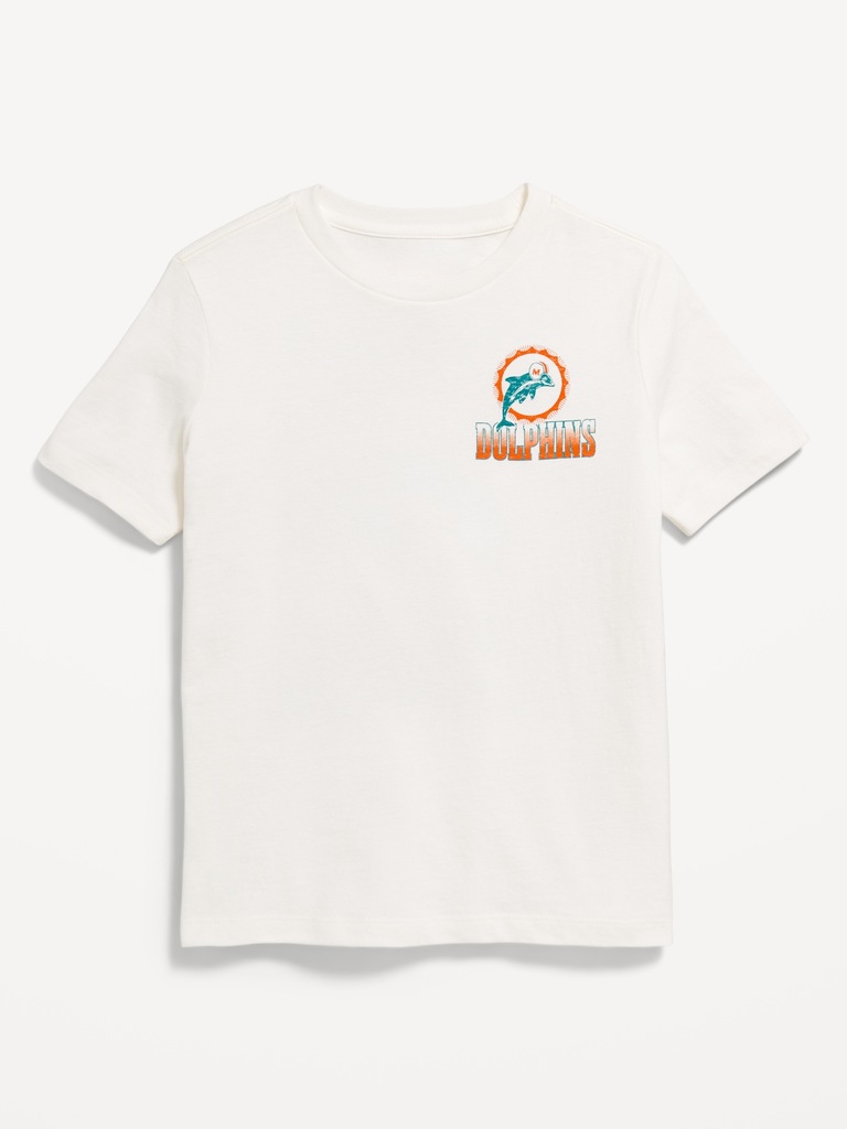 Miami Dolphins Gender-Neutral Graphic T-Shirt for Kids