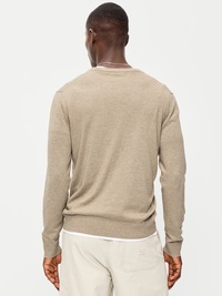 Washed Crew-Neck Sweater