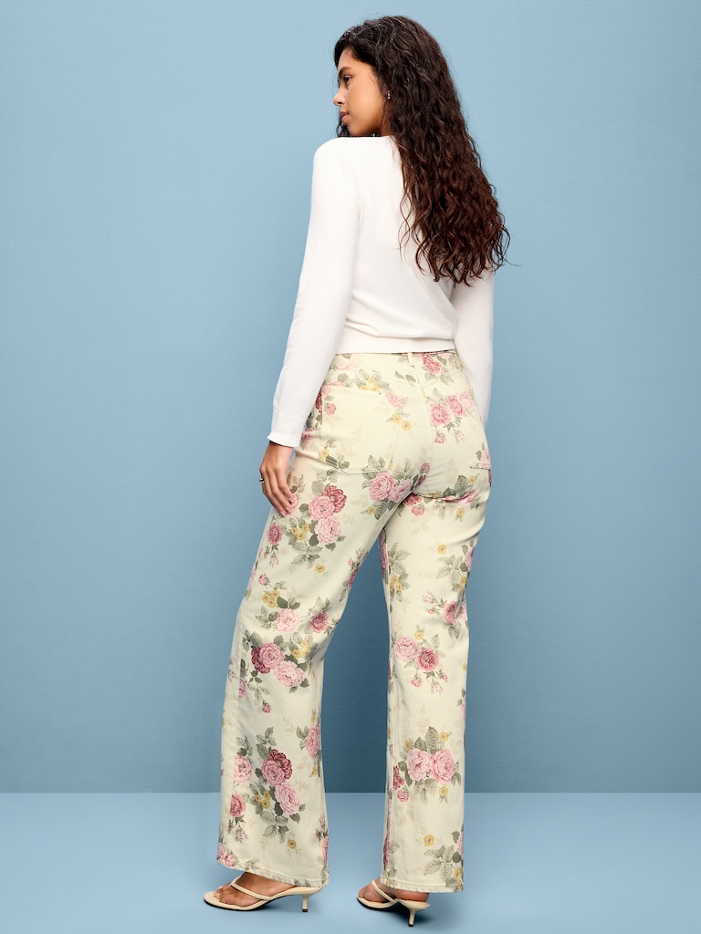 Extra High-Waisted Wide-Leg Jeans